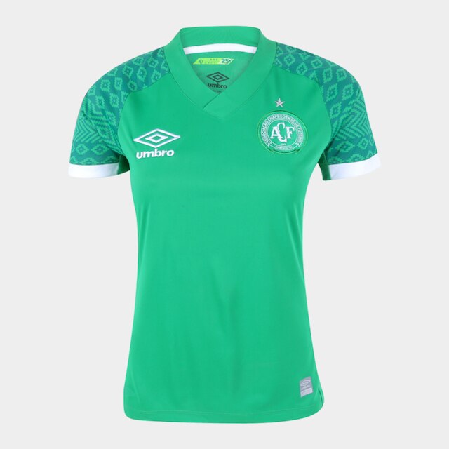 Camisa Chapecoense I 21/22 s/n° Torcedor Umbro Feminina
