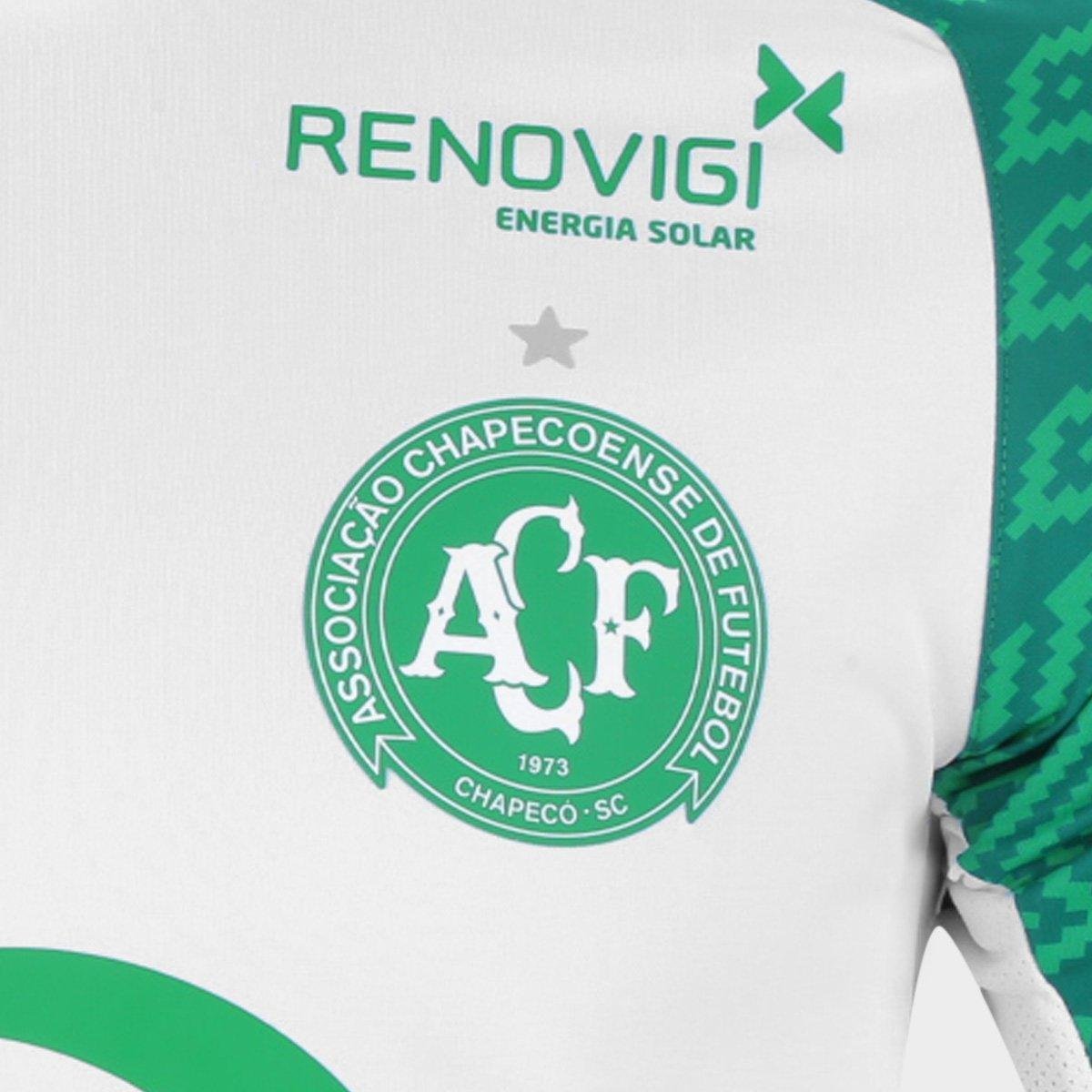 camisa branca chapecoense