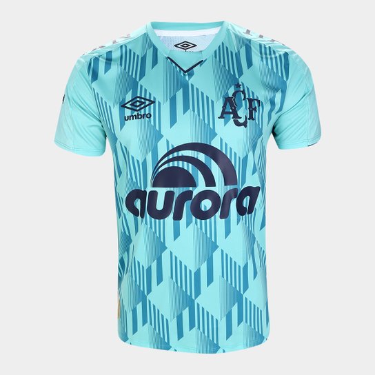Camisa Chapecoense III 19/20 s/n° - Jogador Umbro Masculina - Verde+Azul