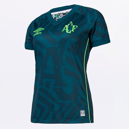 Camisa Chapecoense III 21/22 s/n° Torcedor Umbro Feminina