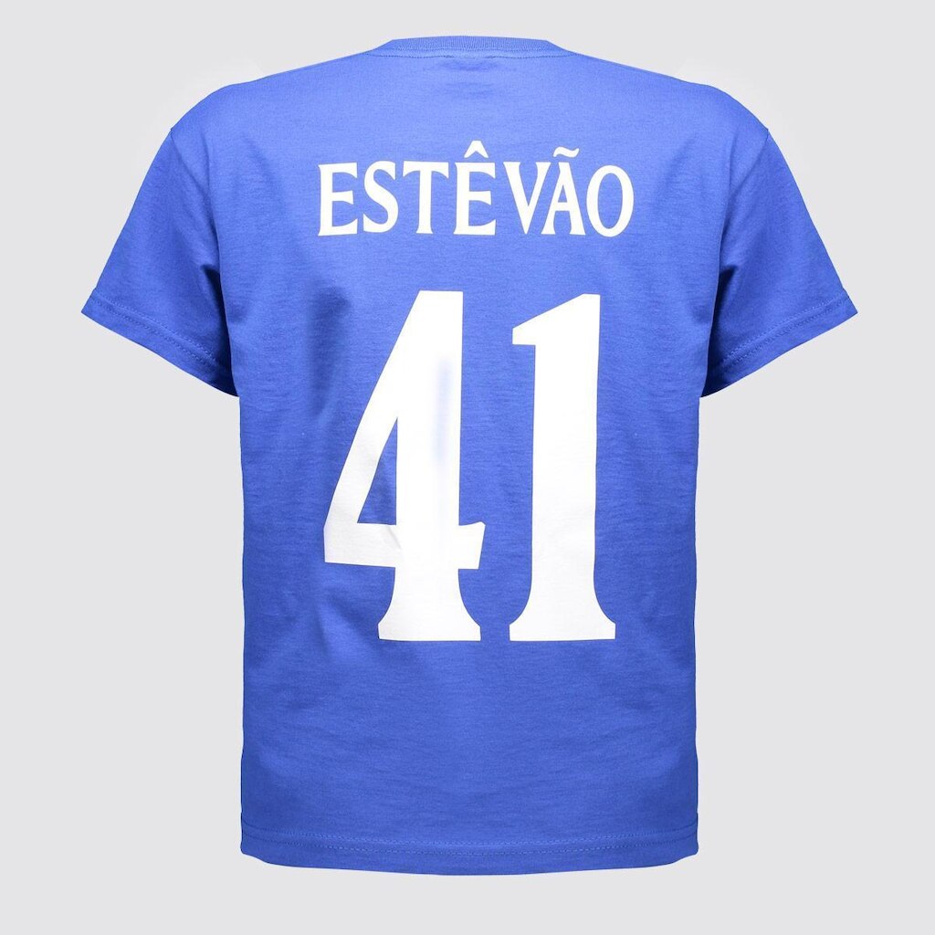 Camisa Chelsea Estêvão N° 41 Infantil