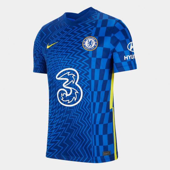 Camisa Chelsea Home 21/22 s/n° Torcedor Nike Masculina - Azul+amarelo é ruim? Camisa Chelsea Home 21/22 s/n° Torcedor Nike Masculina - Azul+amarelo é boa?