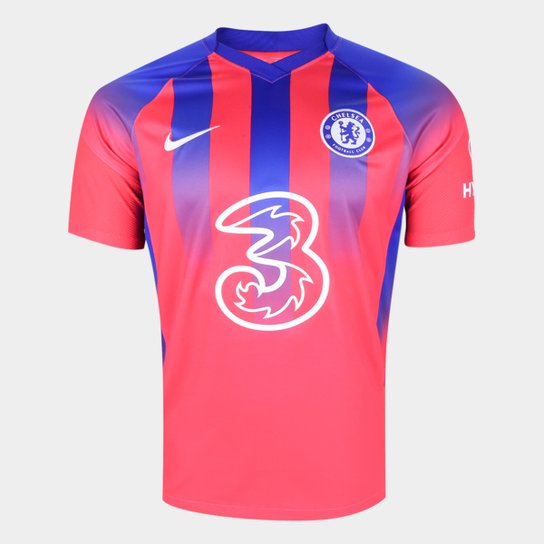 Camisa Chelsea Third 20/21 s/n° Torcedor Nike Masculina - Coral é ruim? Camisa Chelsea Third 20/21 s/n° Torcedor Nike Masculina - Coral é boa?