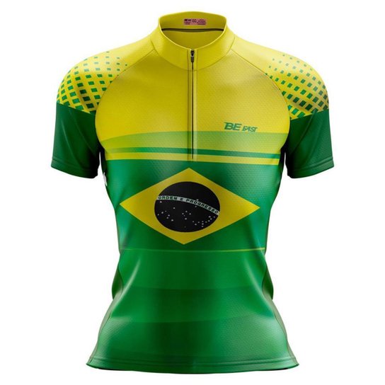 Camisa Ciclismo Feminina Manga Curta Seleção Brasil BF Proteção UV+50 - Amarelo é ruim? Camisa Ciclismo Feminina Manga Curta Seleção Brasil BF Proteção UV+50 - Amarelo é boa?
