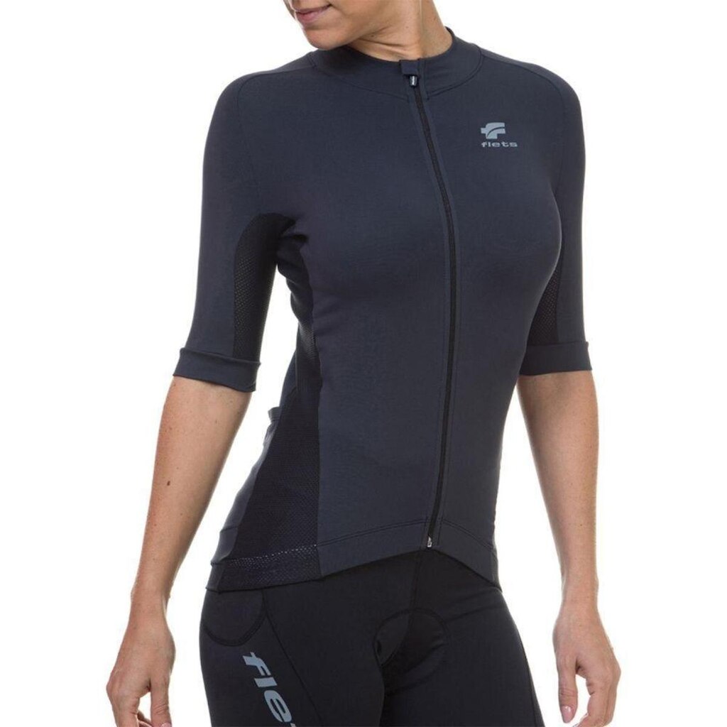 Camisa Ciclismo Flets Feminina Manga Curta