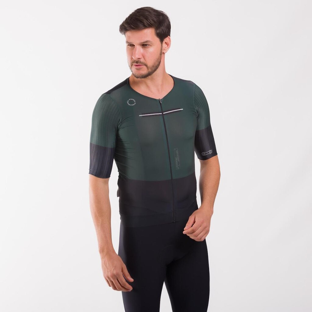 Camisa Ciclismo Márcio May New Pro Verde