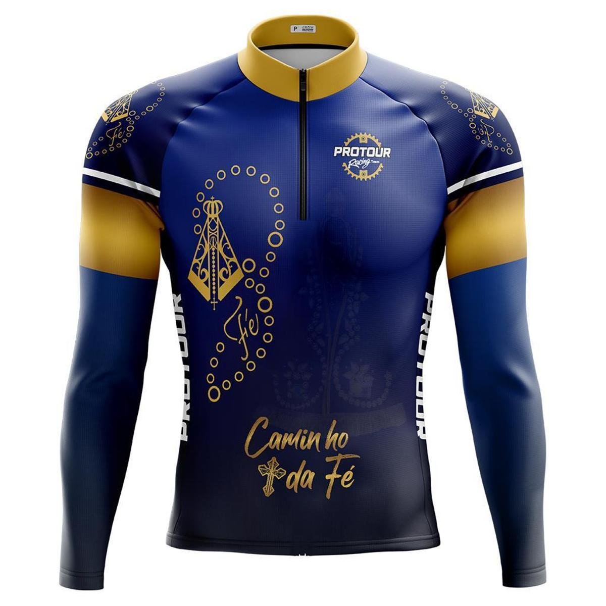 Camisa Ciclismo Masculina Manga Longa Pro Tour Santa Dourada Proteção UV+50 é ruim? Camisa Ciclismo Masculina Manga Longa Pro Tour Santa Dourada Proteção UV+50 é boa?