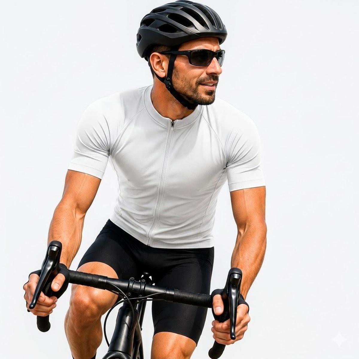 Camisa Ciclismo Masculina MTB Speed Bike Zíper Frontal UV30+ Confortável