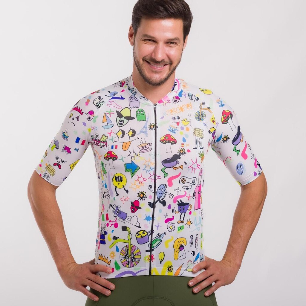 Camisa Ciclismo Masculina New Sport Marcio May Paint