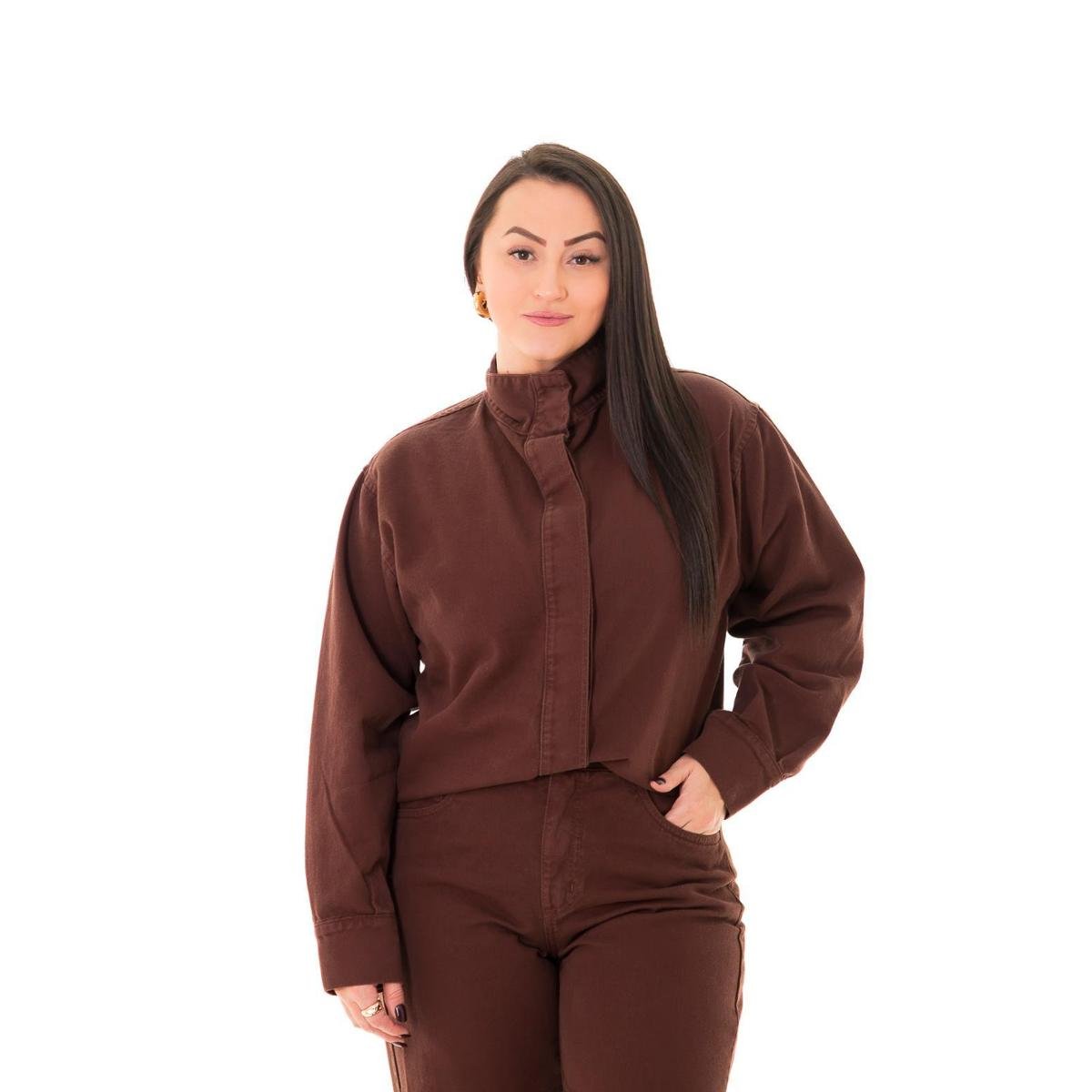 Camisa Collor Feminina Arauto Gola Alta