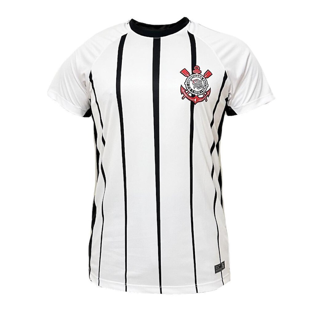 Camisa Corinthians Alvinegro Raglan - Masculino