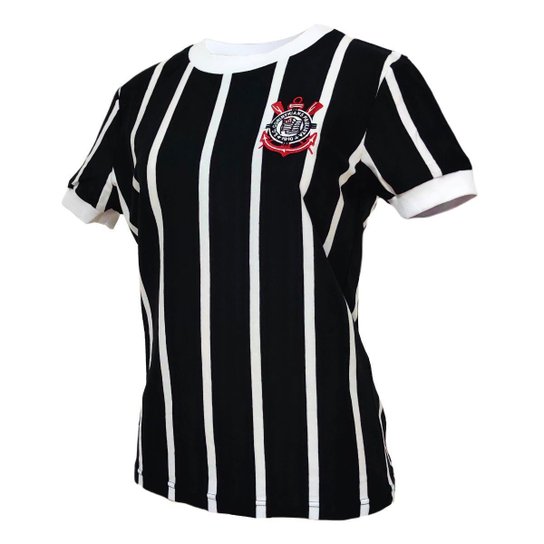 Camisa Corinthians Baby Look Retro Democracia 1983 Algodão - Feminina - Preto+Branco é ruim? Camisa Corinthians Baby Look Retro Democracia 1983 Algodão - Feminina - Preto+Branco é boa?