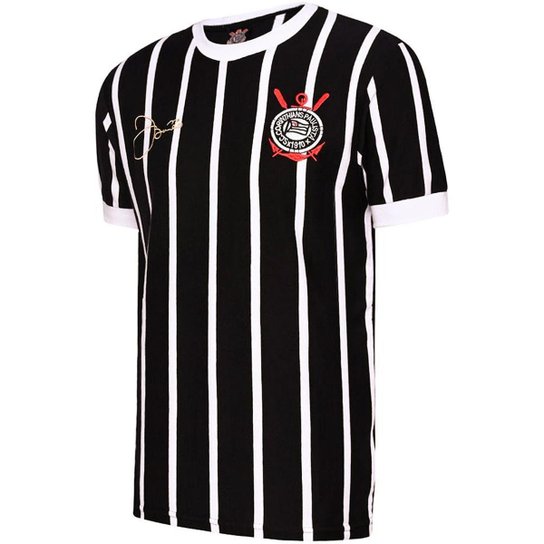 Camisa Corinthians Basílio 1977 Retrô Masculina - Preto é ruim? Camisa Corinthians Basílio 1977 Retrô Masculina - Preto é boa?