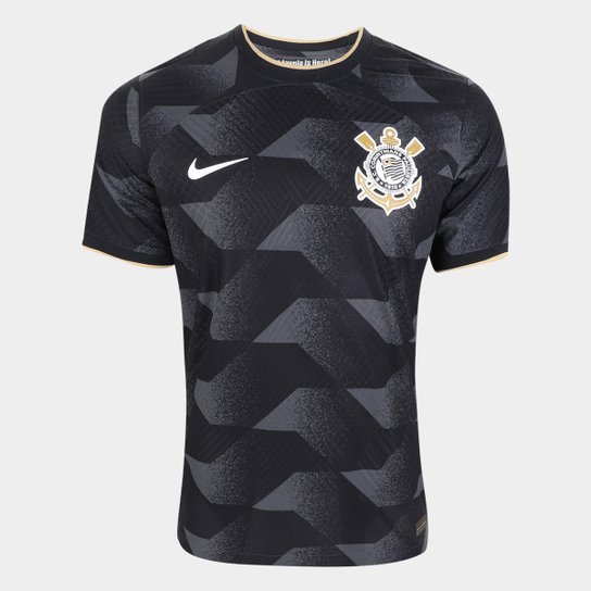 Camisa Corinthians II 22/23 s/n° Jogador Nike Masculina - Cinza+Branco Menor preço em Camisa Corinthians II 22/23 s/n° Jogador Nike Masculina - Cinza+Branco