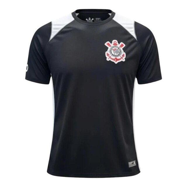 Camisa Corinthians Infantil Juvenil Logo Bordado Licenciada