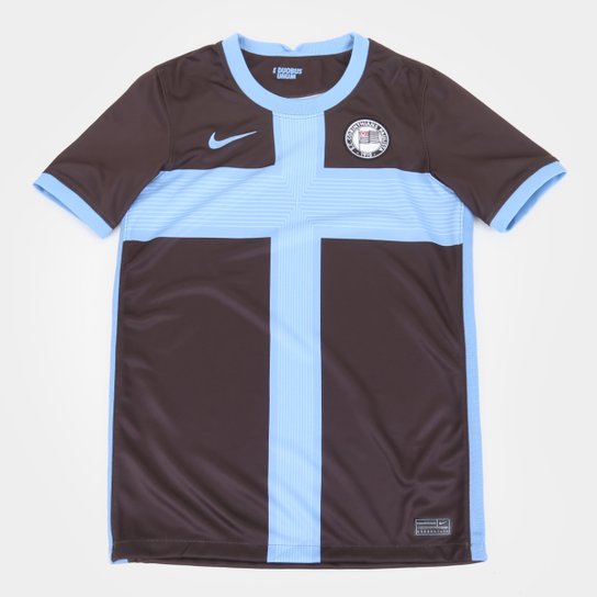 Camisa Corinthians Juvenil III 20/21 s/n° Torcedor Nike - Marrom+Azul Menor preço em Camisa Corinthians Juvenil III 20/21 s/n° Torcedor Nike - Marrom+Azul