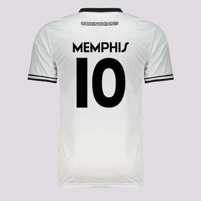 Camisa Corinthians Logo  10 Memphis Masculina
