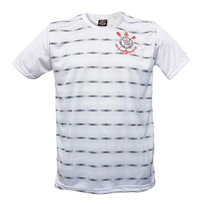 Camisa Corinthians Prime Masculina - Branco | Netshoes