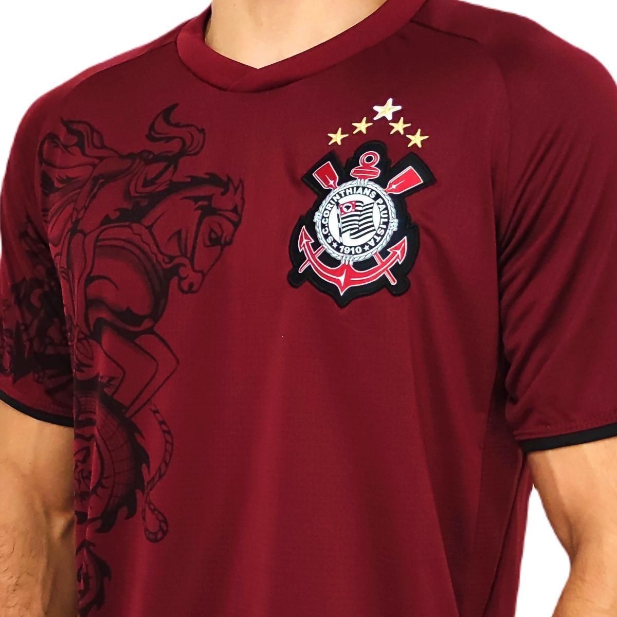 Camisa Corinthians Retro 2011 São Jorge - Masculino - Vinho | Netshoes