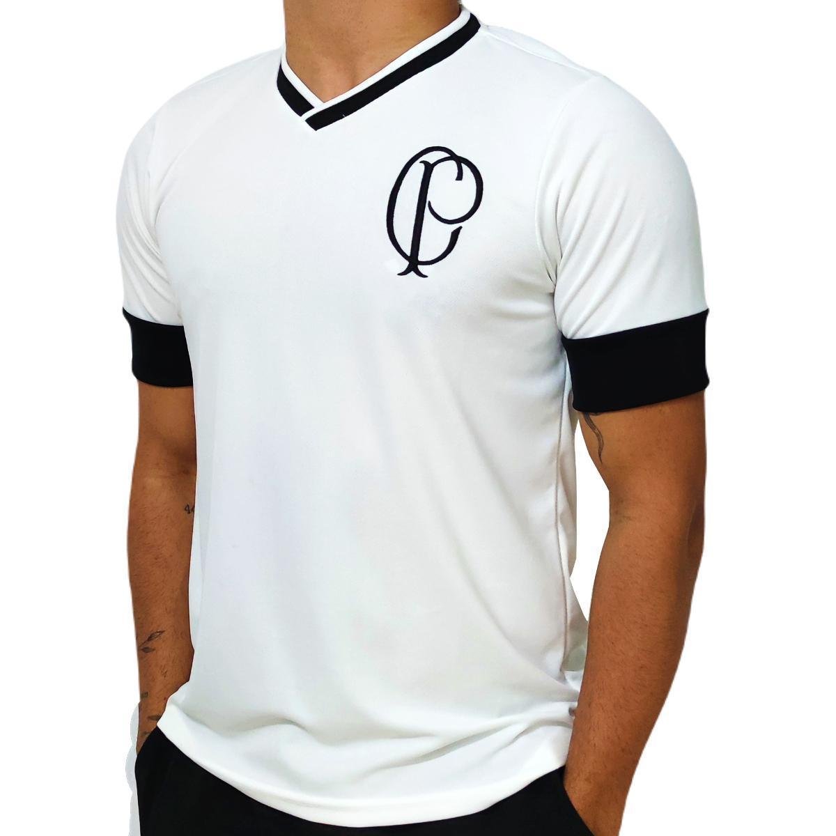 Camisa Corinthians Retro Edição Especial CP - Masculino Menor preço em Camisa Corinthians Retro Edição Especial CP - Masculino