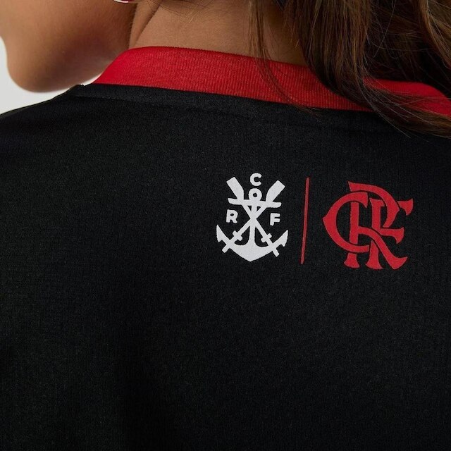 Camisa Cropped Flamengo Movimentar Feminina