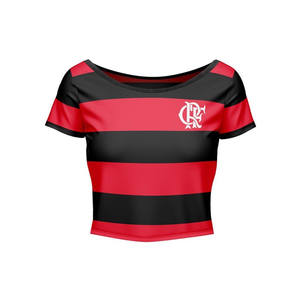 Camisa Cropped Flamengo Vibe Feminina