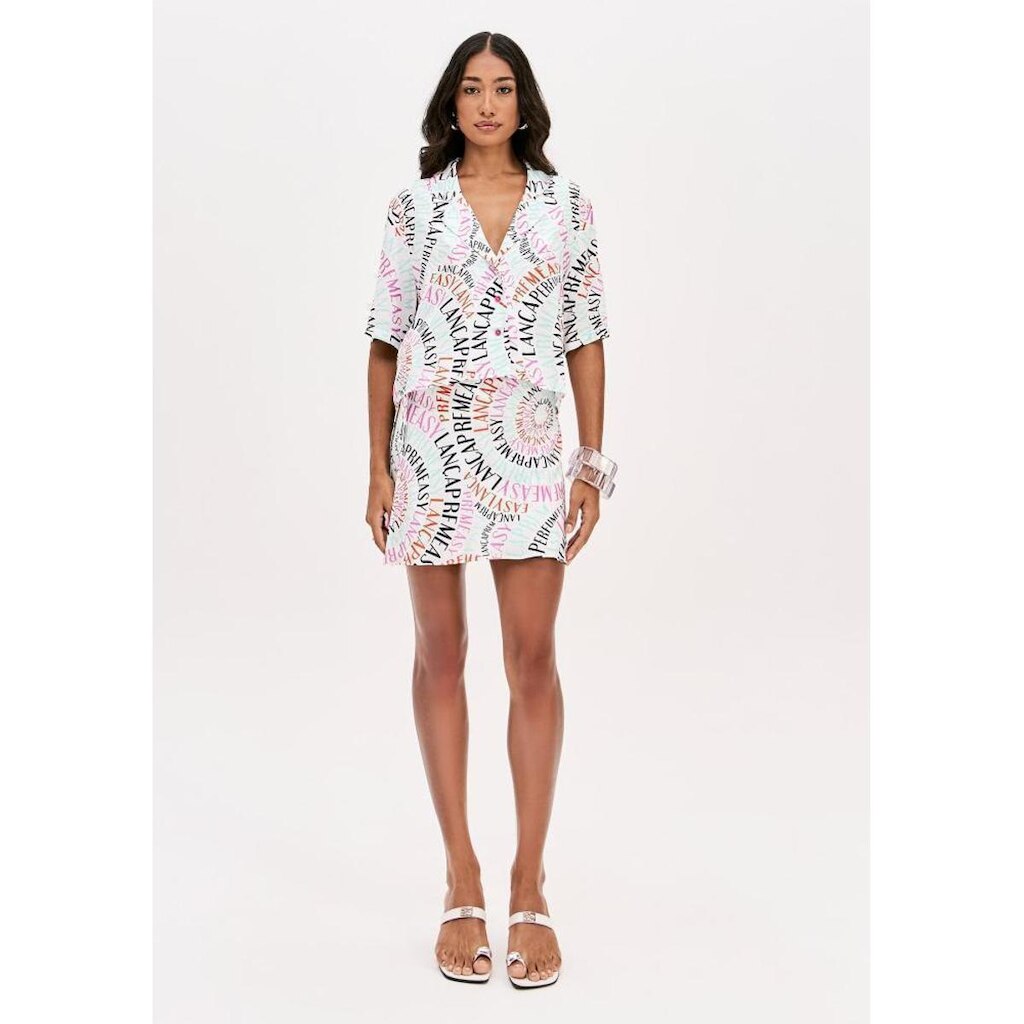 Camisa Cropped Manga Curta