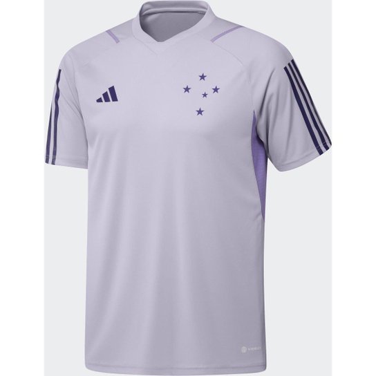 Camisa Cruzeiro 23/24 s/n° Treino Adidas Masculina - Prata Menor preço em Camisa Cruzeiro 23/24 s/n° Treino Adidas Masculina - Prata
