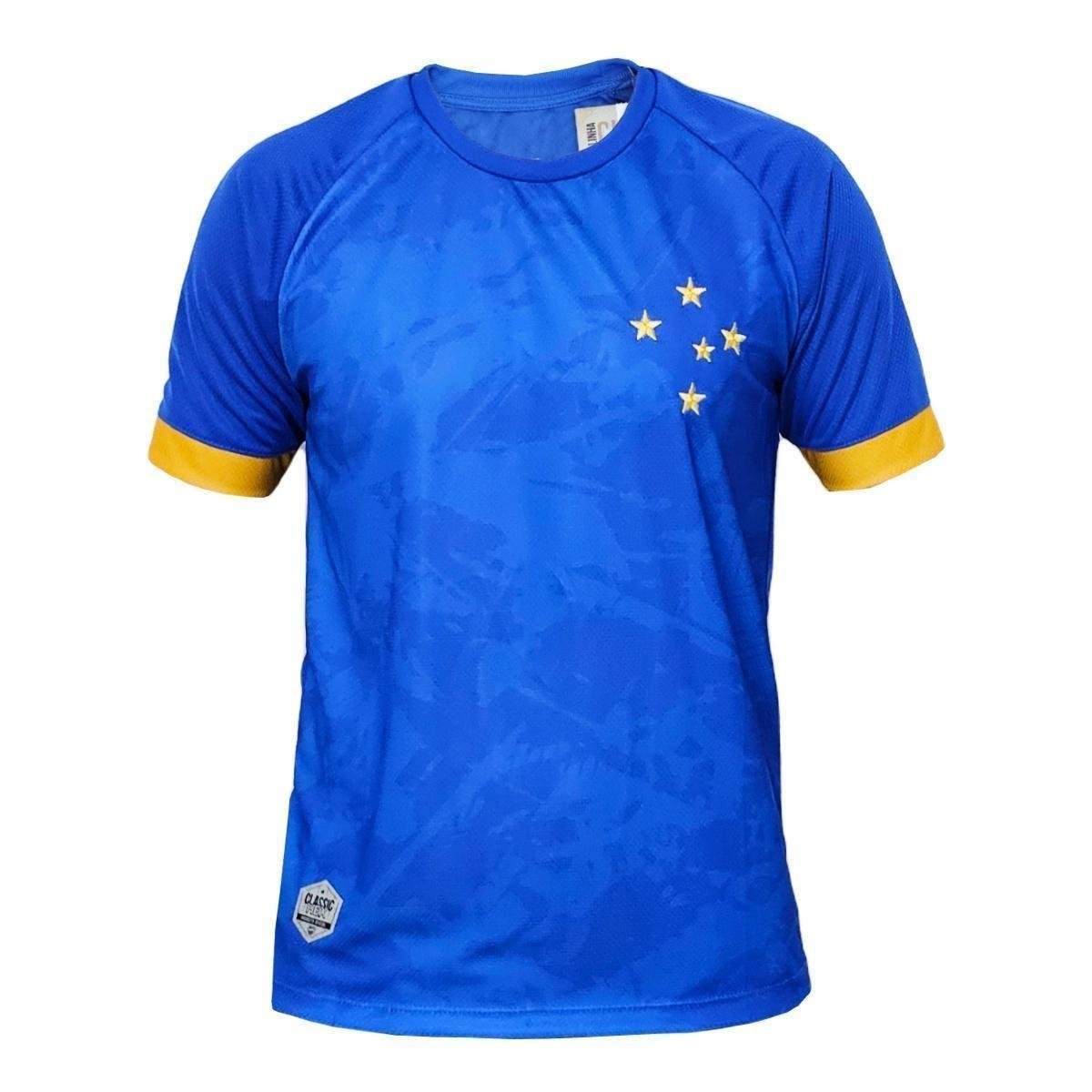 Camisa Cruzeiro Classic Gold - Masculino Menor preço em Camisa Cruzeiro Classic Gold - Masculino