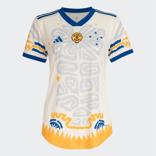 Camisa Cruzeiro Consciência Negra 23/24 s/n° Adidas Feminina - Branco+Azul é ruim? Camisa Cruzeiro Consciência Negra 23/24 s/n° Adidas Feminina - Branco+Azul é boa?