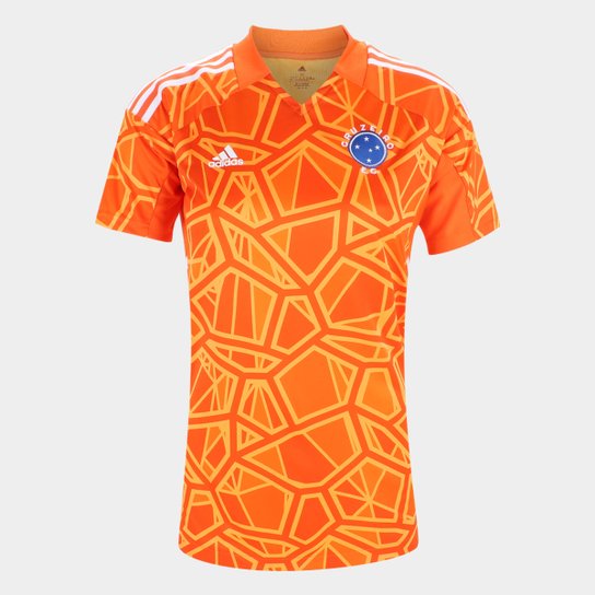 Camisa Cruzeiro I 22/23 s/n° Goleiro Adidas Feminina - Laranja Menor preço em Camisa Cruzeiro I 22/23 s/n° Goleiro Adidas Feminina - Laranja