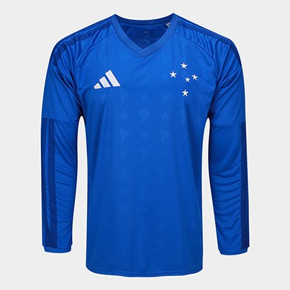 Camisa Cruzeiro I 26/27 s/n Manga Longa Adidas Masculina - Masculino