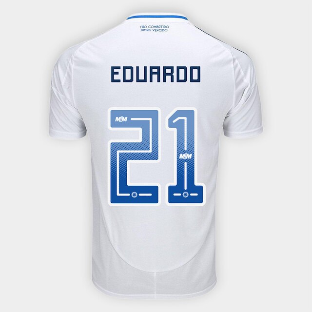 Camisa Cruzeiro II 25/26 Eduardo N. 21 Torcedor Adidas Masculina