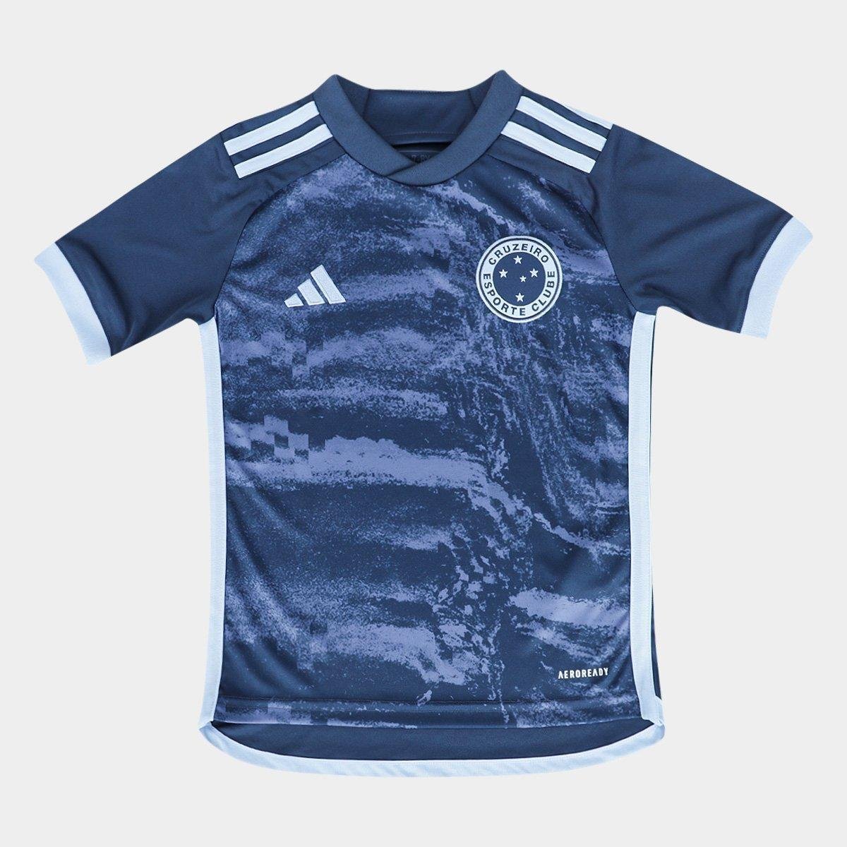 Camisa Cruzeiro Infantil III 24/25 s/n° Torcedor Adidas Menor preço em Camisa Cruzeiro Infantil III 24/25 s/n° Torcedor Adidas