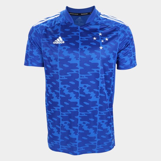 Camisa Cruzeiro Pré-Jogo 21/22 Adidas Masculina - Azul+Branco é ruim? Camisa Cruzeiro Pré-Jogo 21/22 Adidas Masculina - Azul+Branco é boa?