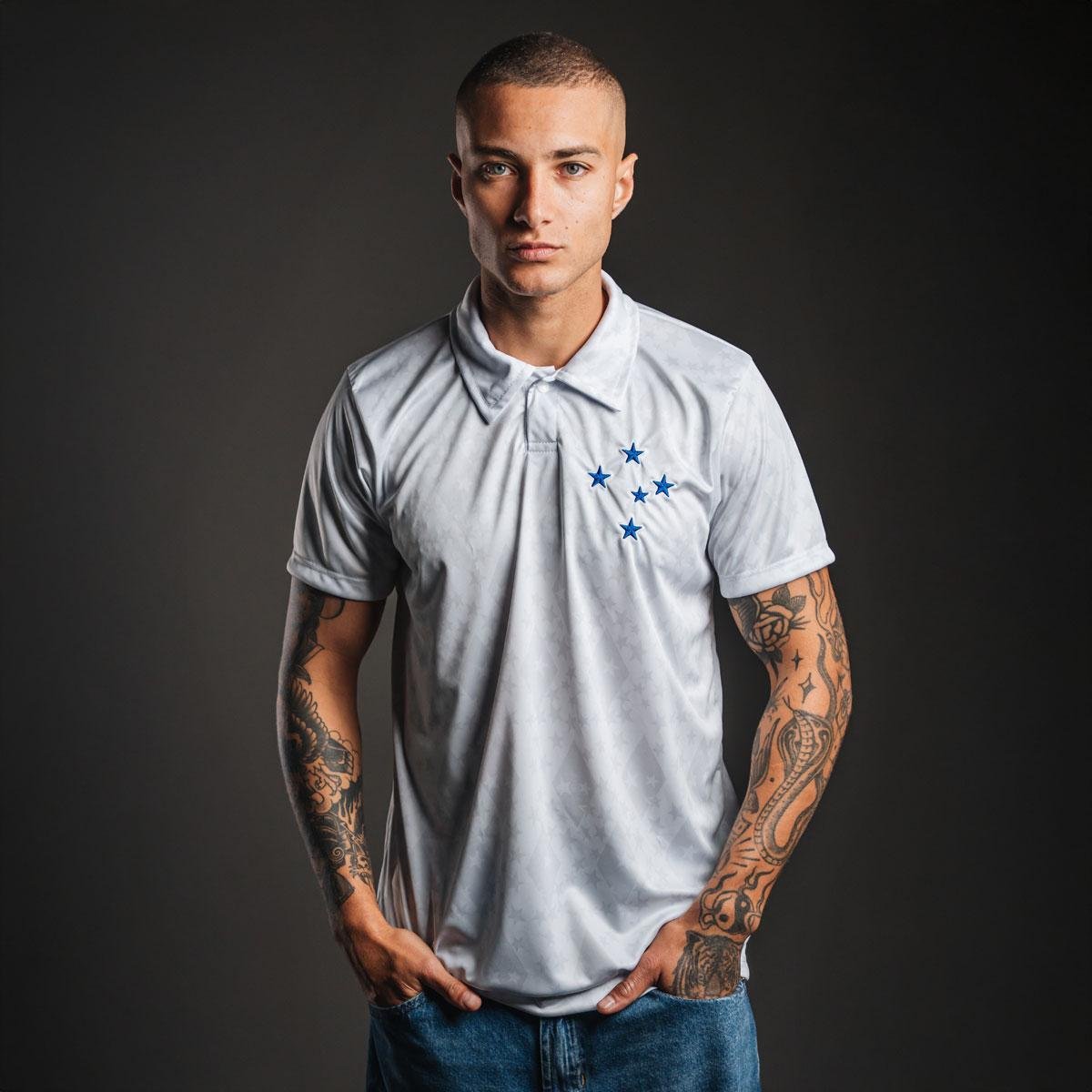 Camisa Cruzeiro Retrô 1993 Away Masculina