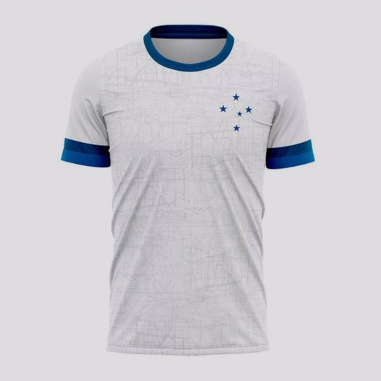 Camisa Cruzeiro Scatter Infantil Branca - Branco é ruim? Camisa Cruzeiro Scatter Infantil Branca - Branco é boa?
