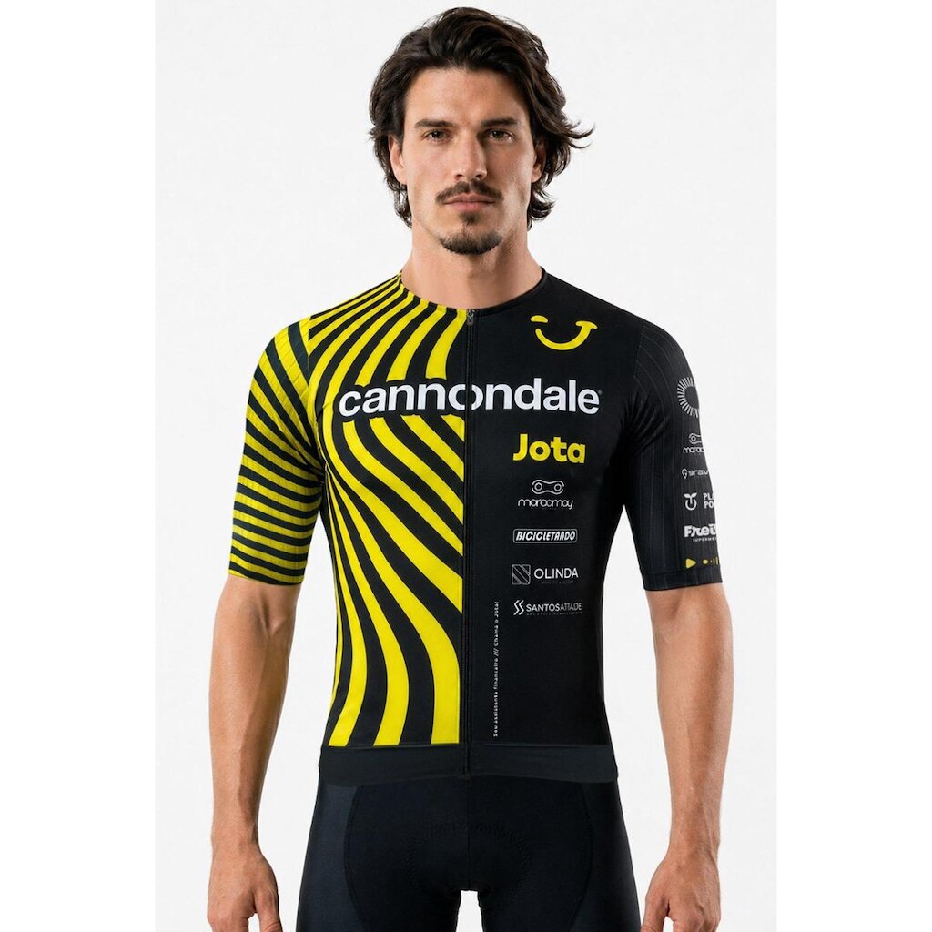 Camisa de Ciclismo Márcio May New Pro Slim Jota Cannondale - Alta Performance