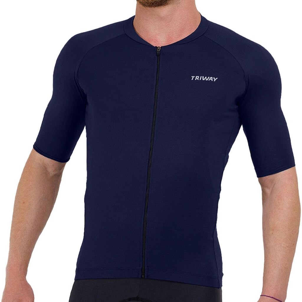 Camisa de Ciclismo Triway Sports Endurance Midnight Masc