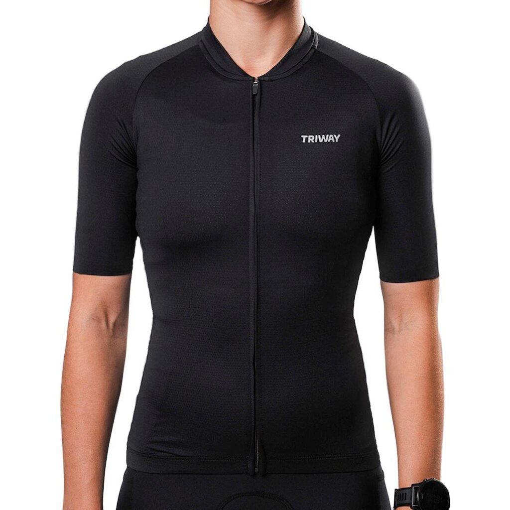 Camisa de Ciclismo Triway Sports Endurance Preta Feminina