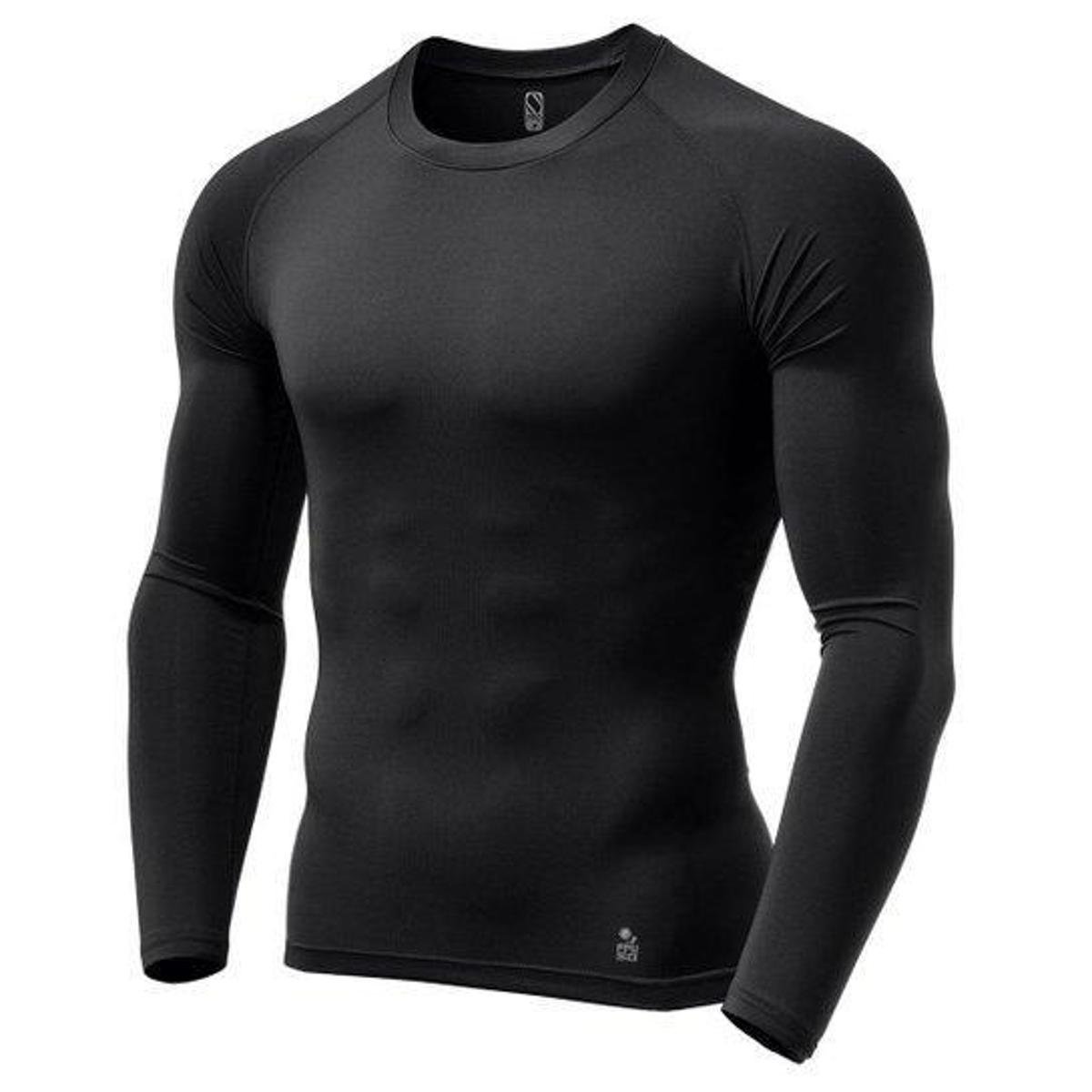 Camisa de Compressão Térmica Stigli Pro Proteção Solar FPU 50+ Manga Longa Rash Guard