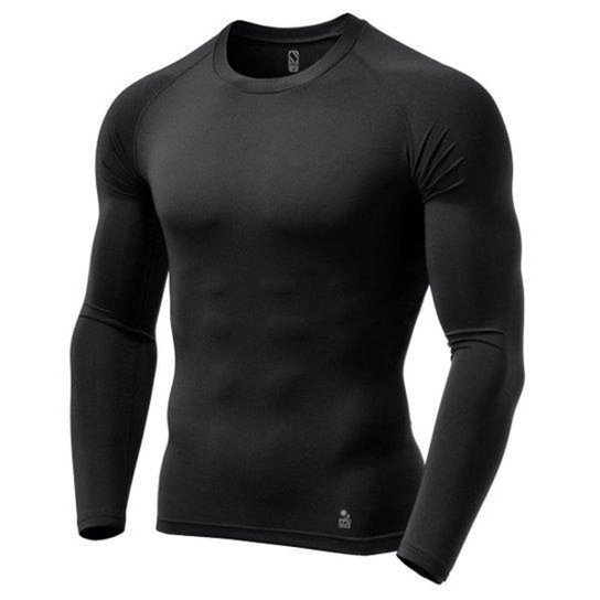 Camisa de Compressão Pro Térmica Proteção Solar FPU 50+ Masculina - Preto Menor preço em Camisa de Compressão Pro Térmica Proteção Solar FPU 50+ Masculina - Preto