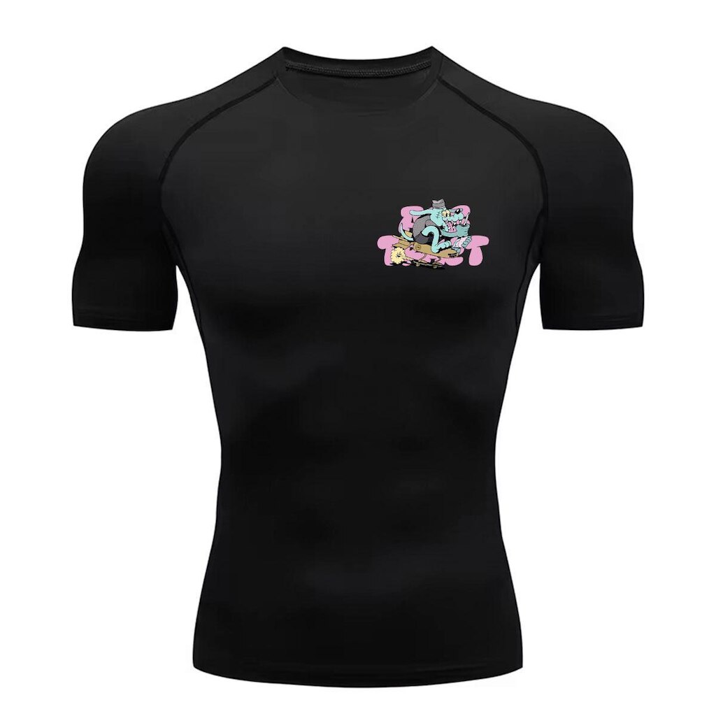 Camisa De Compressão Street Rocket Dog Abstract