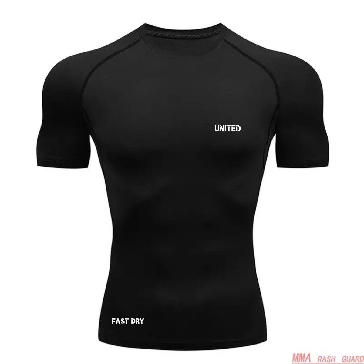 Camisa de compressão térmica Manga Curta United Pro Proteção Solar FPS 50+ Rash Guard - Verde es Menor preço em Camisa de compressão térmica Manga Curta United Pro Proteção Solar FPS 50+ Rash Guard - Verde es