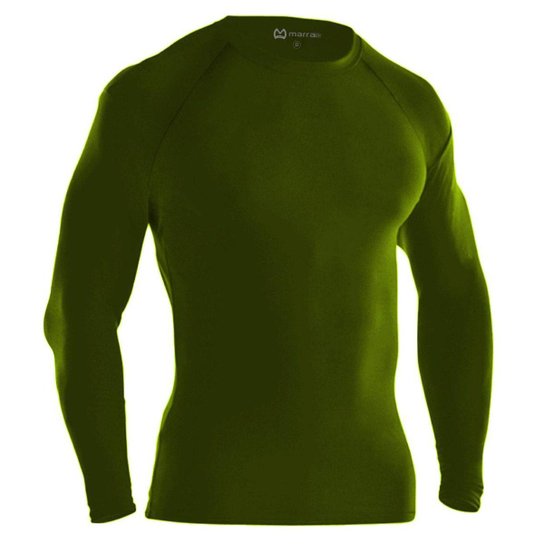 Camisa De Compressão Térmica Marra 10 Pro Proteção Solar Manga Longa - Verde Menor preço em Camisa De Compressão Térmica Marra 10 Pro Proteção Solar Manga Longa - Verde