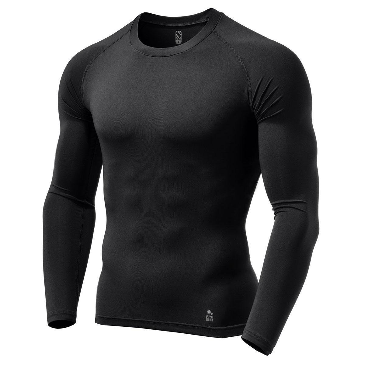 Camisa de Compressão Térmica Stigli Pro Proteção Solar FPU 50+ Manga Longa Rash Guard