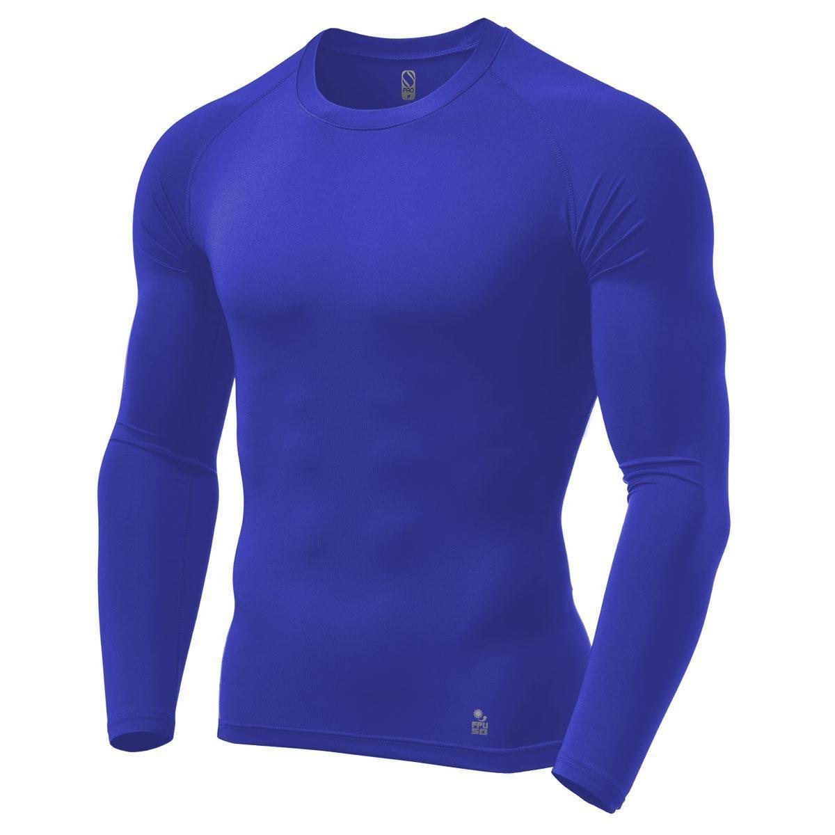 Camisa de Compressão Térmica Stigli Pro Proteção Solar FPU 50+ Manga Longa Rash Guard