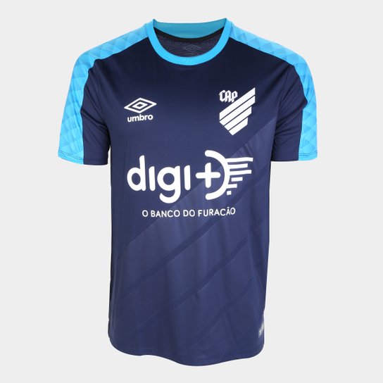 Camisa de Goleiro Athletico Paranaense 19/20 Umbro Masculina - Marinho+Azul