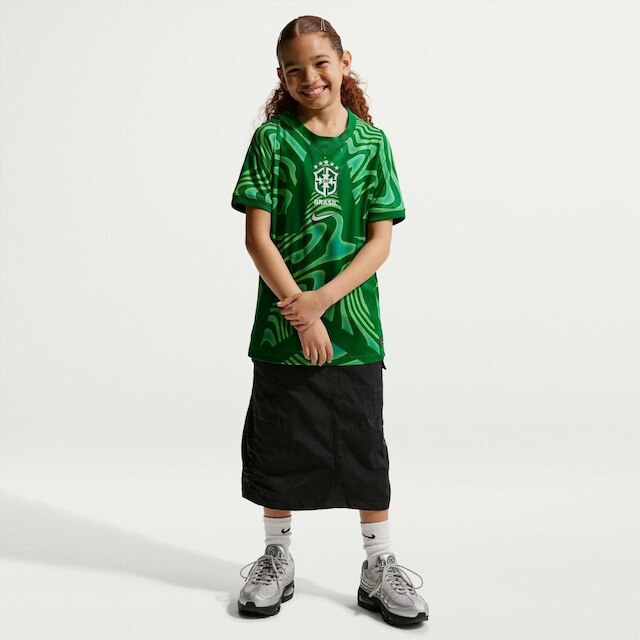 Camisa de Goleiro Brasil Nike II 2026/27 Torcedor Pro Infantil