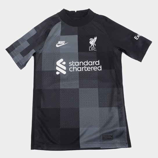 Camisa de Goleiro Liverpool Juvenil 21/22 s/n° Torcedor Nike - Preto+Branco é ruim? Camisa de Goleiro Liverpool Juvenil 21/22 s/n° Torcedor Nike - Preto+Branco é boa?